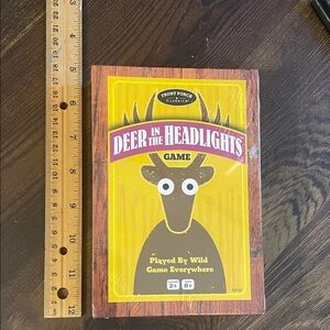 Deer in the Headlights Card Game - Bright Yellow